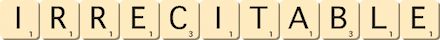 irrecitable