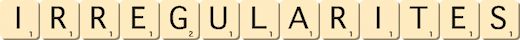 irregularites