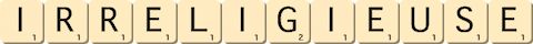 irreligieuse irreligieuse