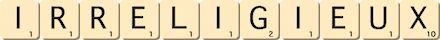 irreligieux irreligieux