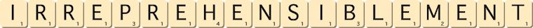 irreprehensiblement