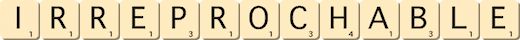 irreprochable
