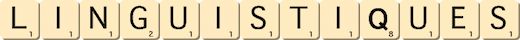 linguistiques linguistiques