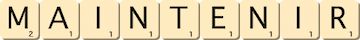 maintenir maintenir