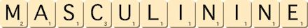 masculin--ine