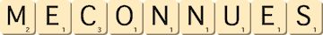 meconnues meconnues