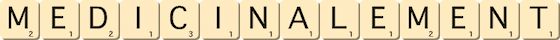 medicinalement