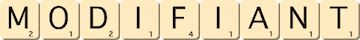 modifiant modifiant