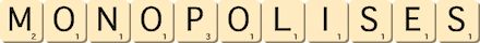 monopolises monopolises