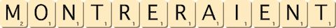 montreraient montreraient
