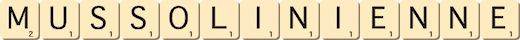 mussolinienne mussolinienne
