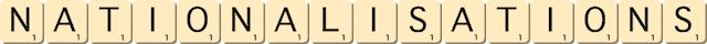 nationalisations