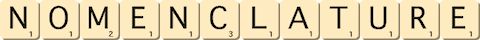 nomenclature nomenclature