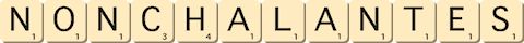 nonchalantes
