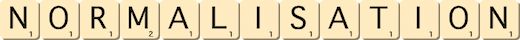 normalisation normalisation