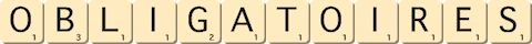 obligatoires obligatoires
