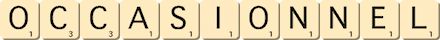 occasionnel occasionnel