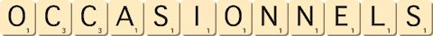 occasionnels occasionnels
