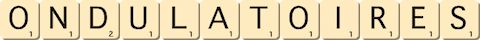 ondulatoires ondulatoires