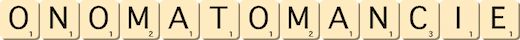 onomatomancie