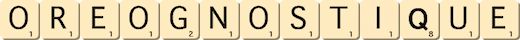 oreognostique