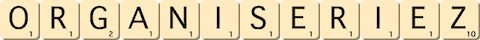 organiseriez organiseriez