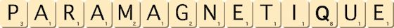 paramagnetique paramagnetique