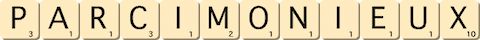 parcimonieux parcimonieux