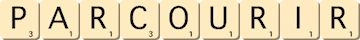 parcourir parcourir