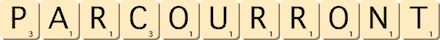 parcourront parcourront