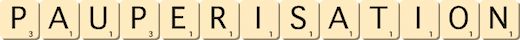 pauperisation