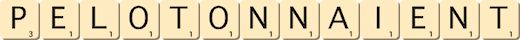 pelotonnaient