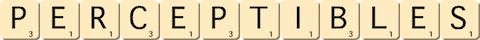 perceptibles perceptibles