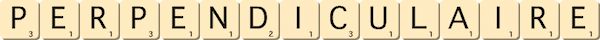 perpendiculaire perpendiculaire
