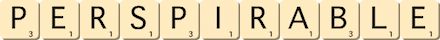 perspirable