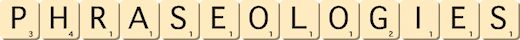 phraseologies phraseologies