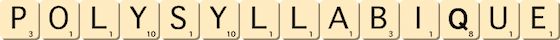 polysyllabique