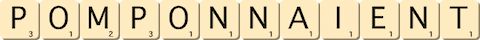 pomponnaient