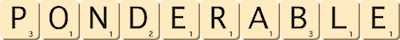 ponderable