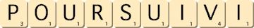 poursuivi