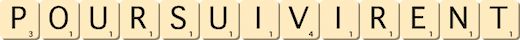 poursuivirent