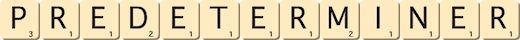 predeterminer