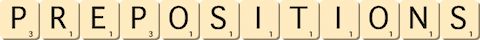 prepositions