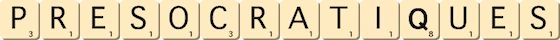 presocratiques