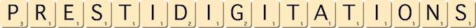 prestidigitations