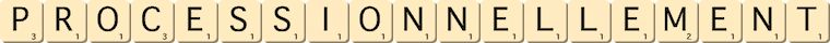 processionnellement