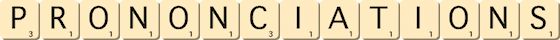 prononciations