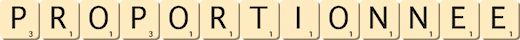 proportionnee