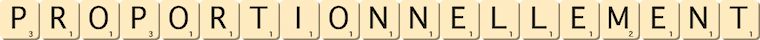 proportionnellement