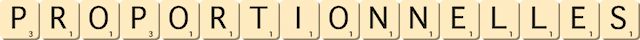 proportionnelles proportionnelles